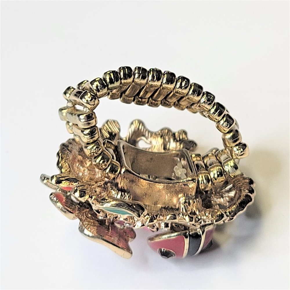 Ladybug Ring, Adjustable Band Ring, Ladybug Theme… - image 3